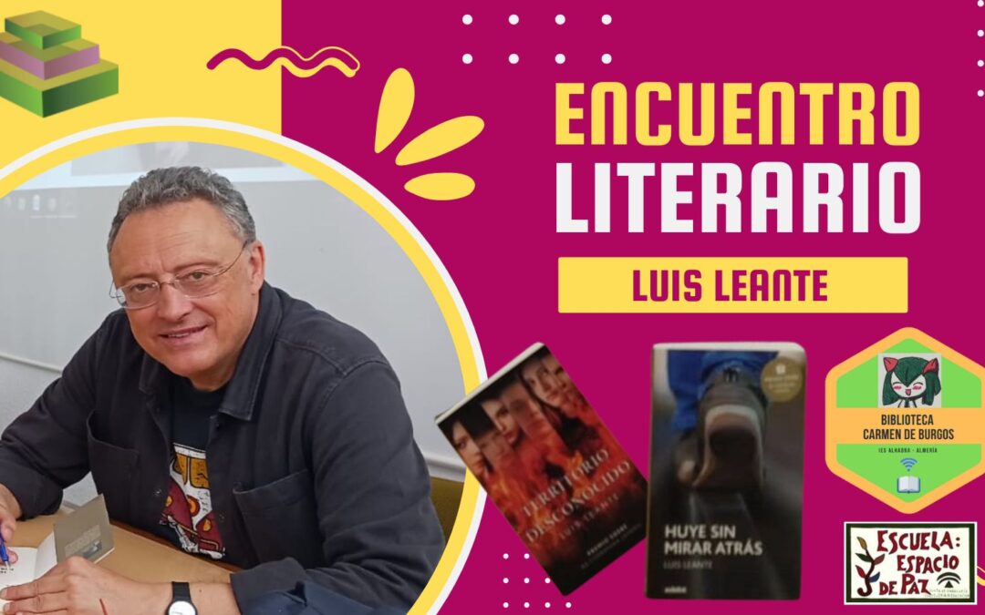 Encuentro literario con Luis Leante en el IES Alhadra