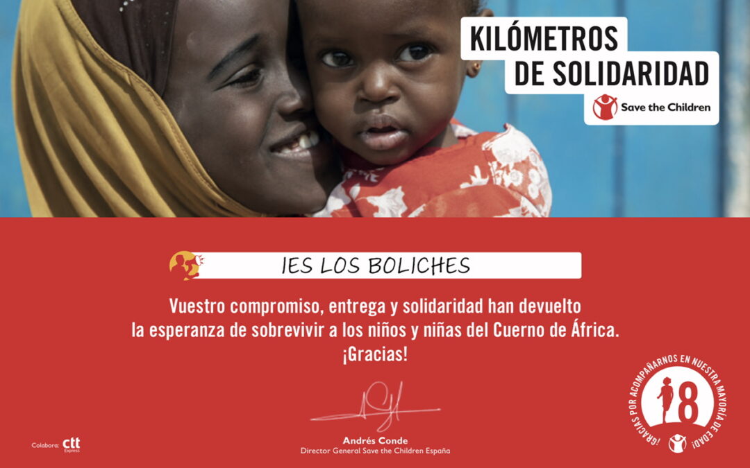 Carrera solidaria a favor de “Save the Children”