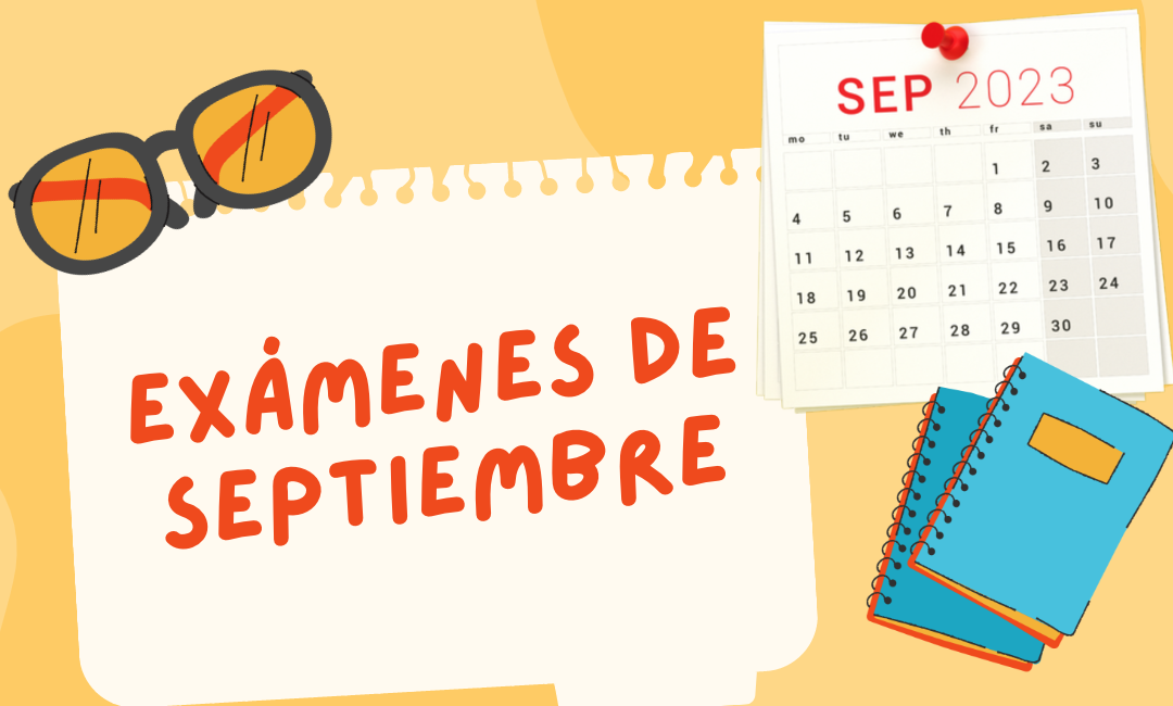 1º de Bachillerato: Calendario de exámenes de septiembre