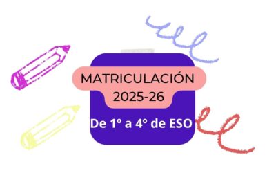 Matriculación de 1º a 4º ESO