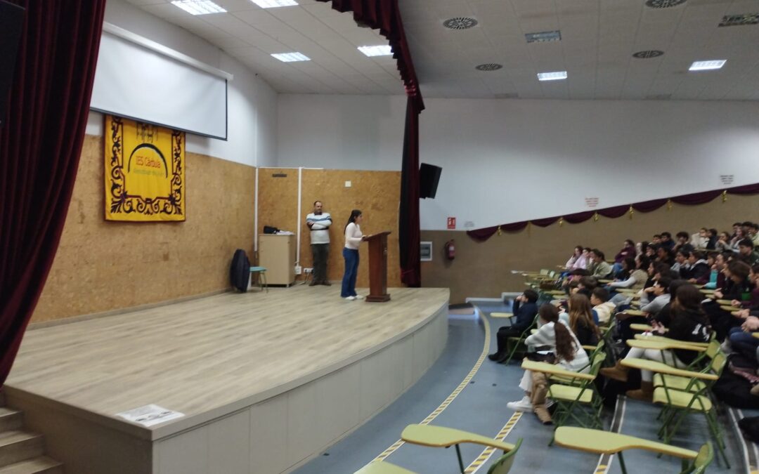 Recital de Poesía en el IES Cárbula para conmemorar el Día de la Paz