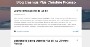 Blog Erasmus plus Christine Picasso