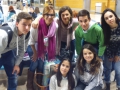 1 alumnos y profesores en el aeropuerto de Barajas, Madrid