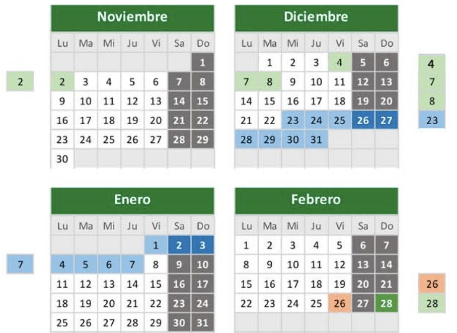 Calendario escolar 21-22 | IES "José de Mora"