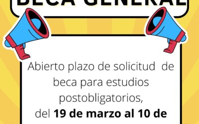 Beca estudios postobligatorios
