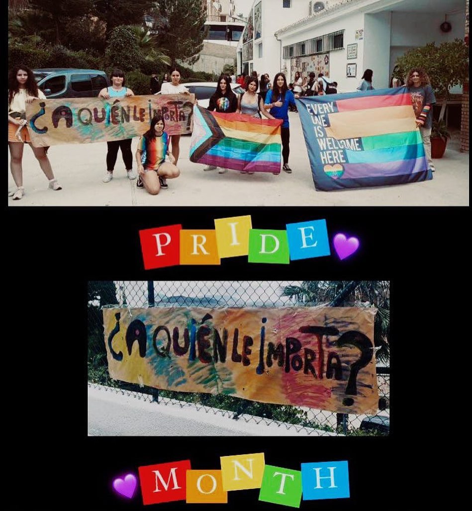 Celebración el inicio del mes del orgullo LGTBIQ. Celebración el inicio del mes del orgullo LGTBIQ.