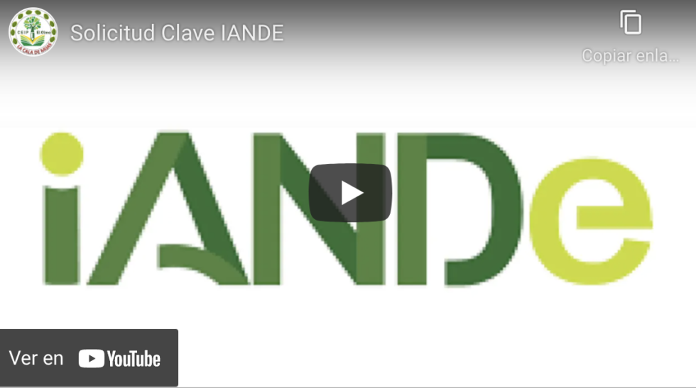 Registro de usuario en la Secretaría Virtual (Obtención de la Clave