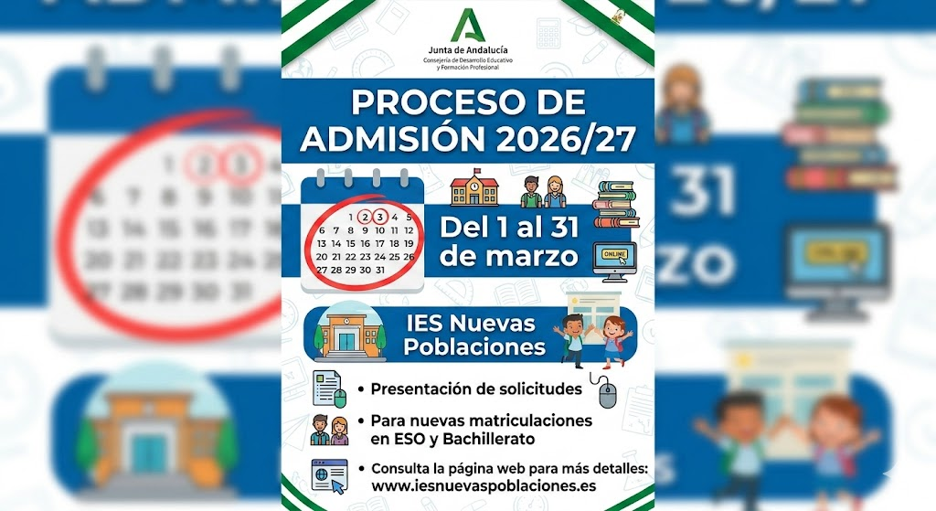 Admisión y escolarización 2026/2027