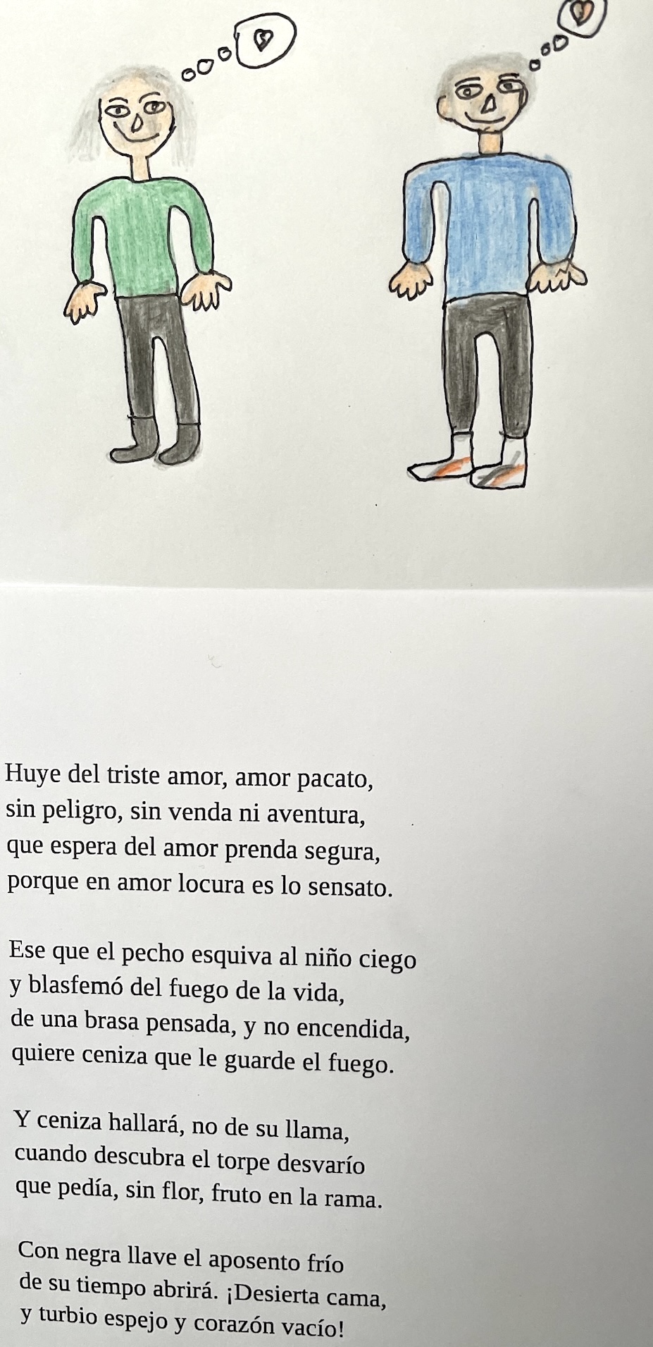 Huye del triste amor. Sonetos. Antonio Machado