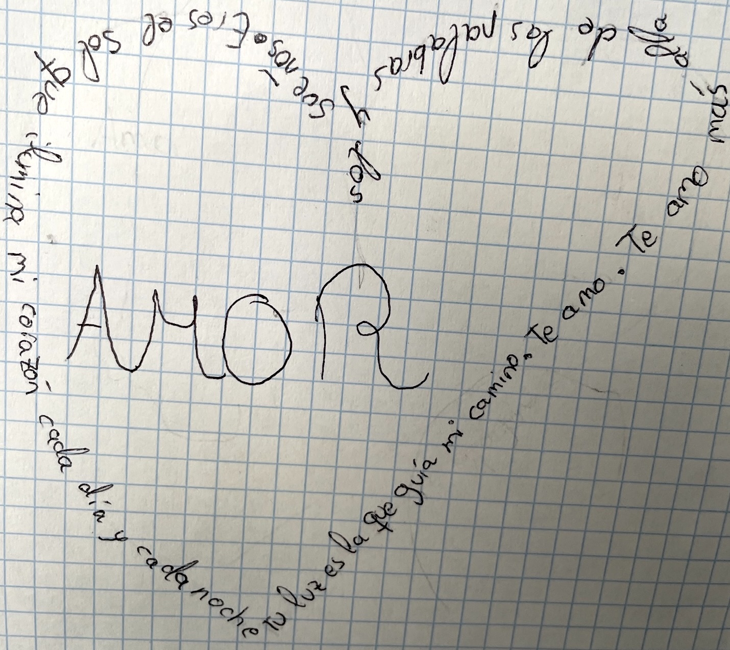 Tu amor es la luz que guía mi camino
