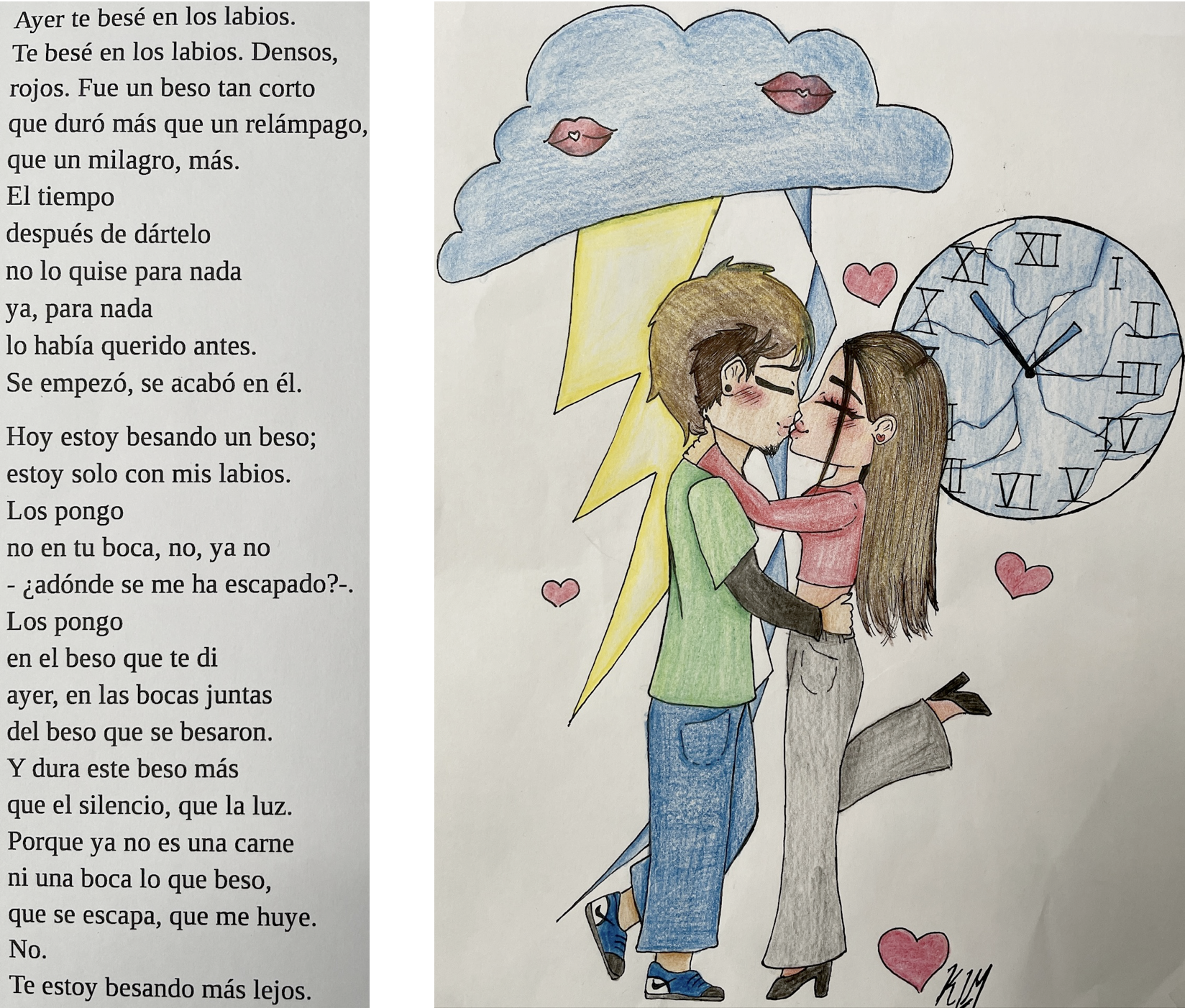 Ayer te besé en los labios. La voz a ti debida. Pedro Salinas