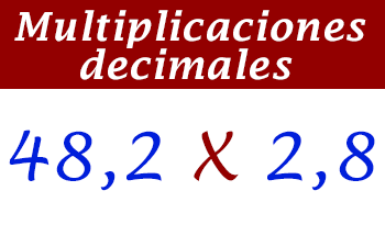 cabecera multiplicación decimal