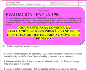  EVALENGUA