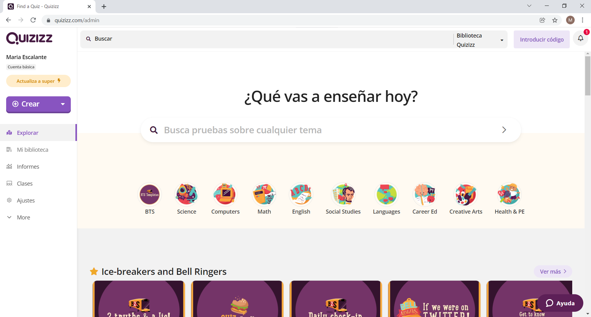 Quizizz - Nuevas Metodologías