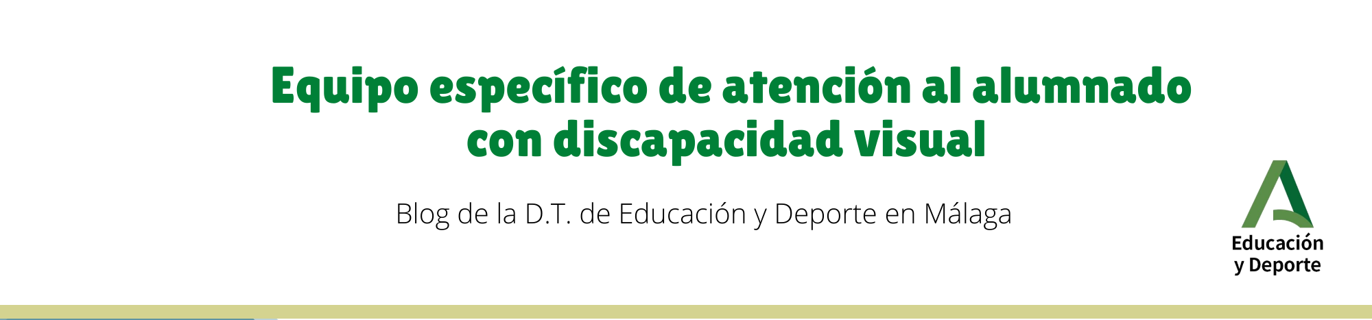 E. E. de atención al alumnado con discapacidad visual