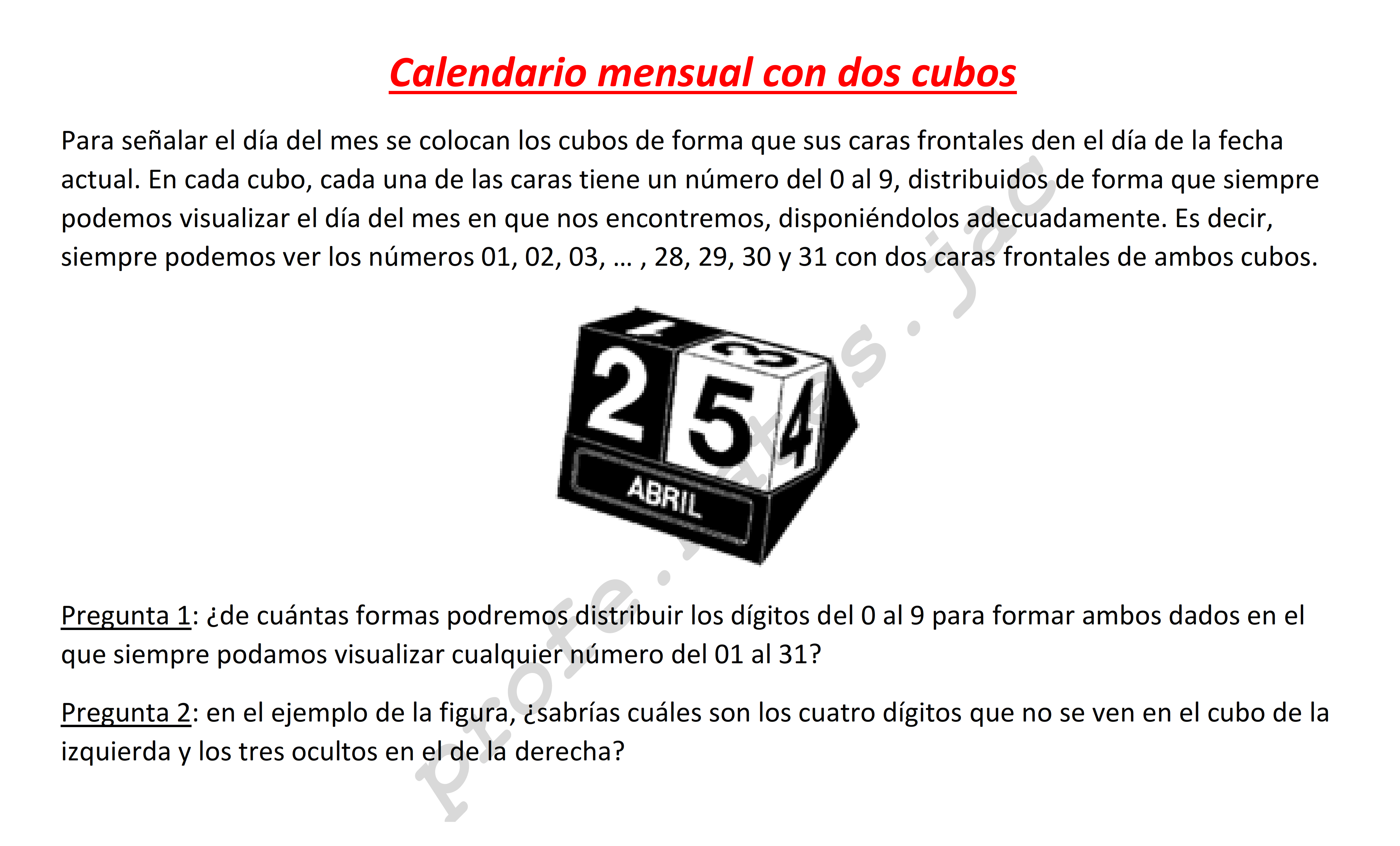 Calendario mensual con dos cubos 2-1_001